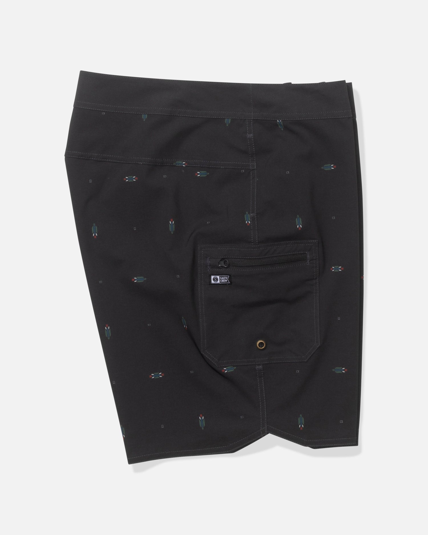 Alternate profile view of the Session Boardshort - Phantom. 