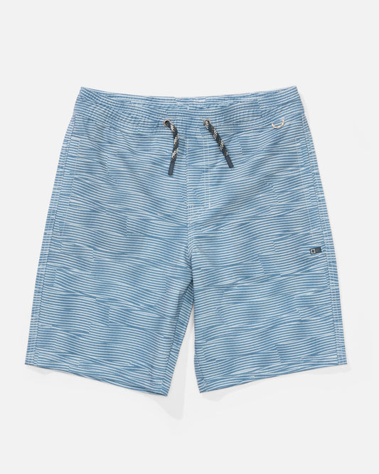 Crew Boys Volley Short - Channel Blue