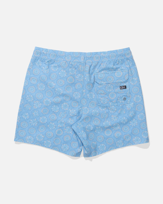 Back view of the Crew Volley - Coast Blue. 
