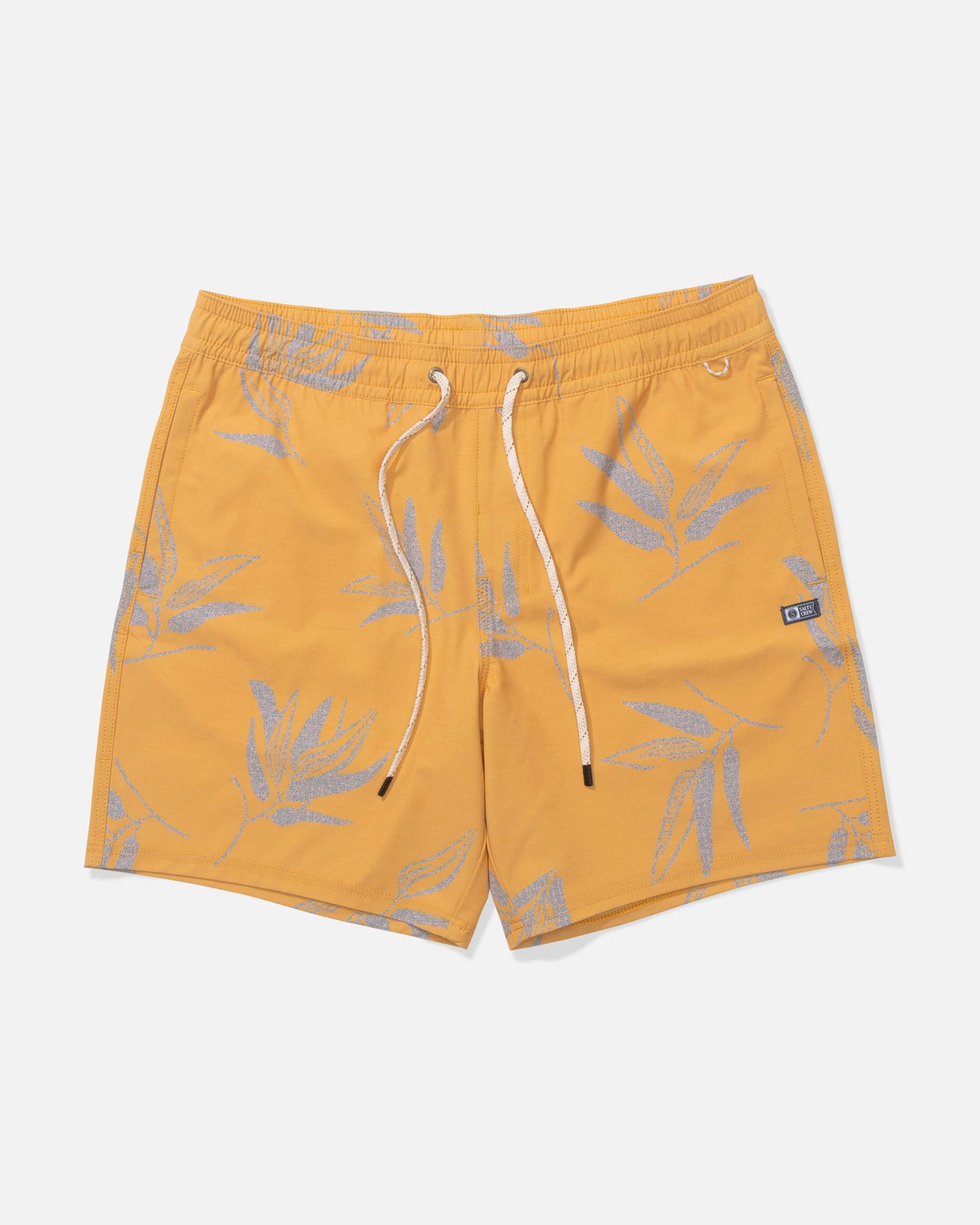 Front view of the Crew Volley - Mineral Yellow.
