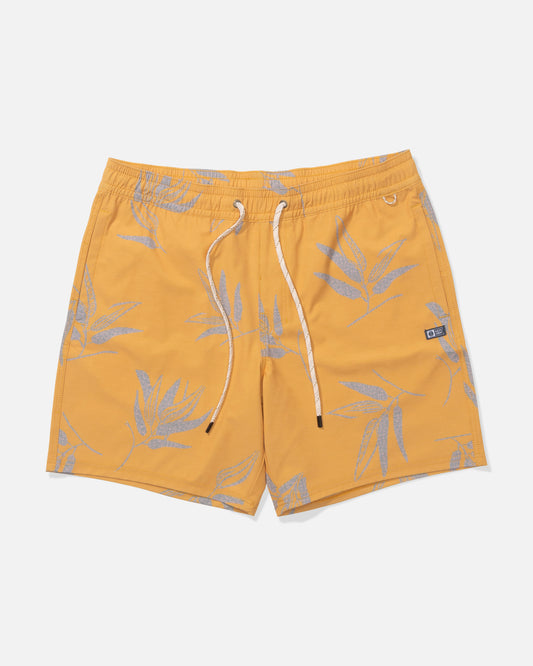 Front view of the Crew Volley - Mineral Yellow.