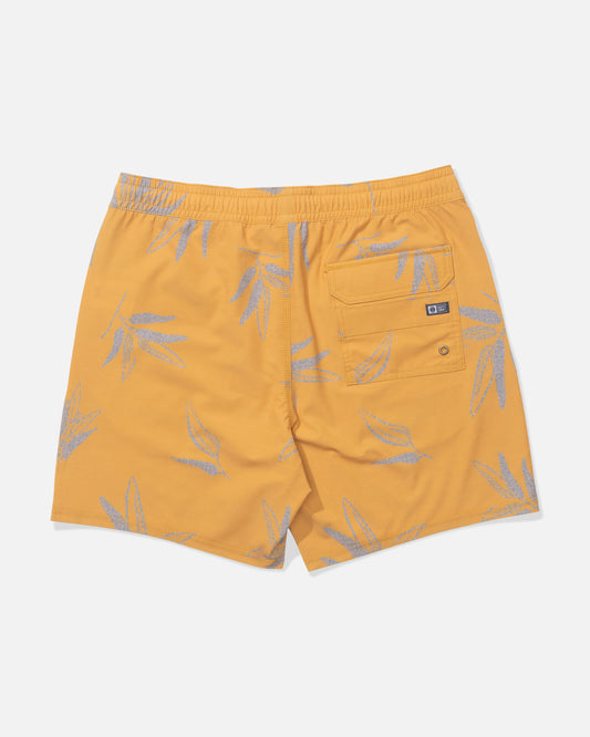 Back view of the Crew Volley - Mineral Yellow. 