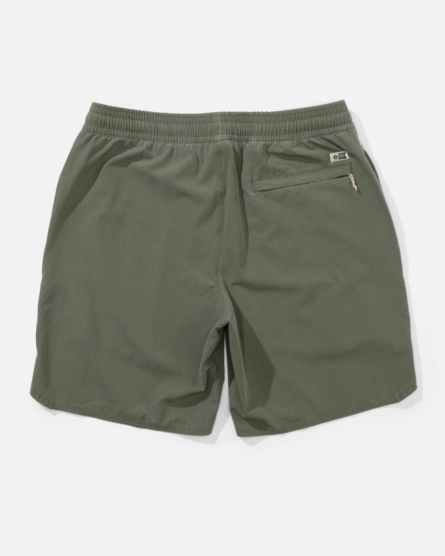 Back view of the Atlas Volley - Oil Green. 