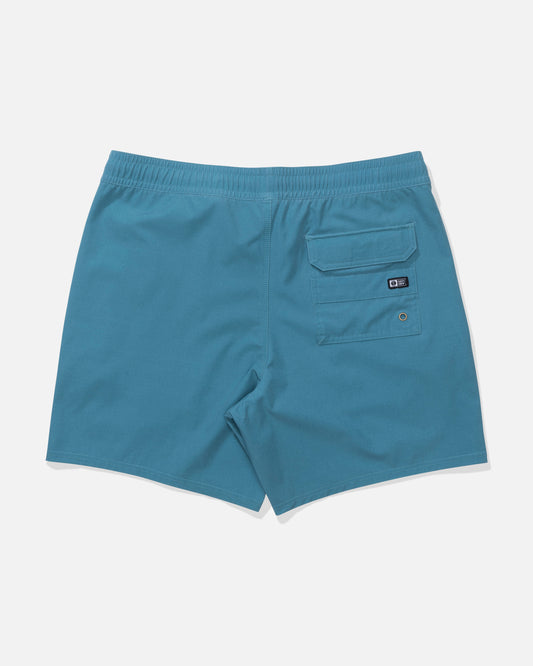 Back view of the Seadog Volley - Teal Blue. 