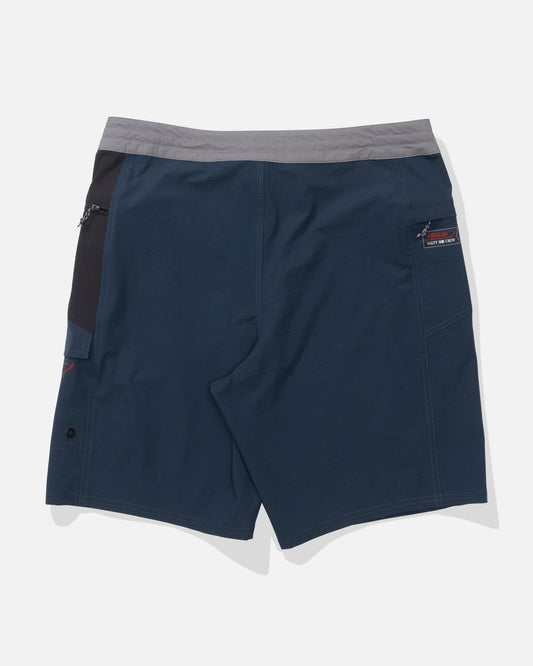 Back view of the Whaler Flagship 20" Boatshort - Dark Navy. 