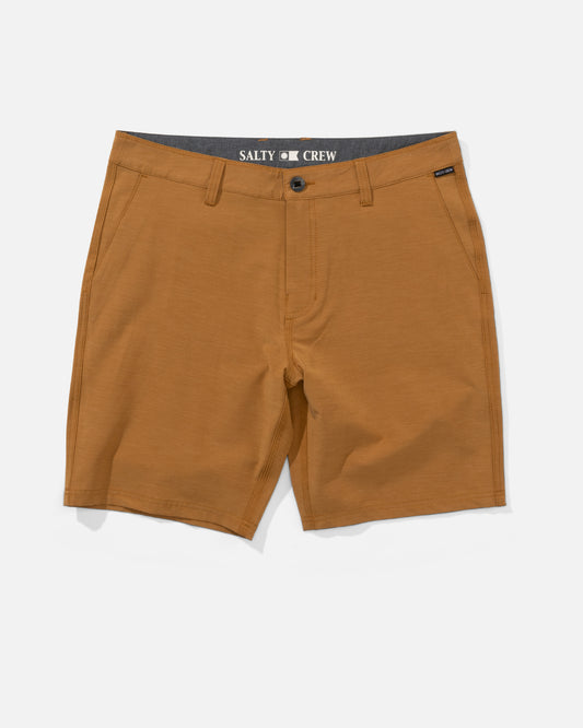 Front view of the Drifter 19 Hybrid - Bone Brown. 