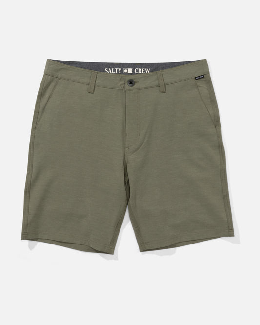 Front view of the Drifter 19 Hybrid - Dusty Olive. 