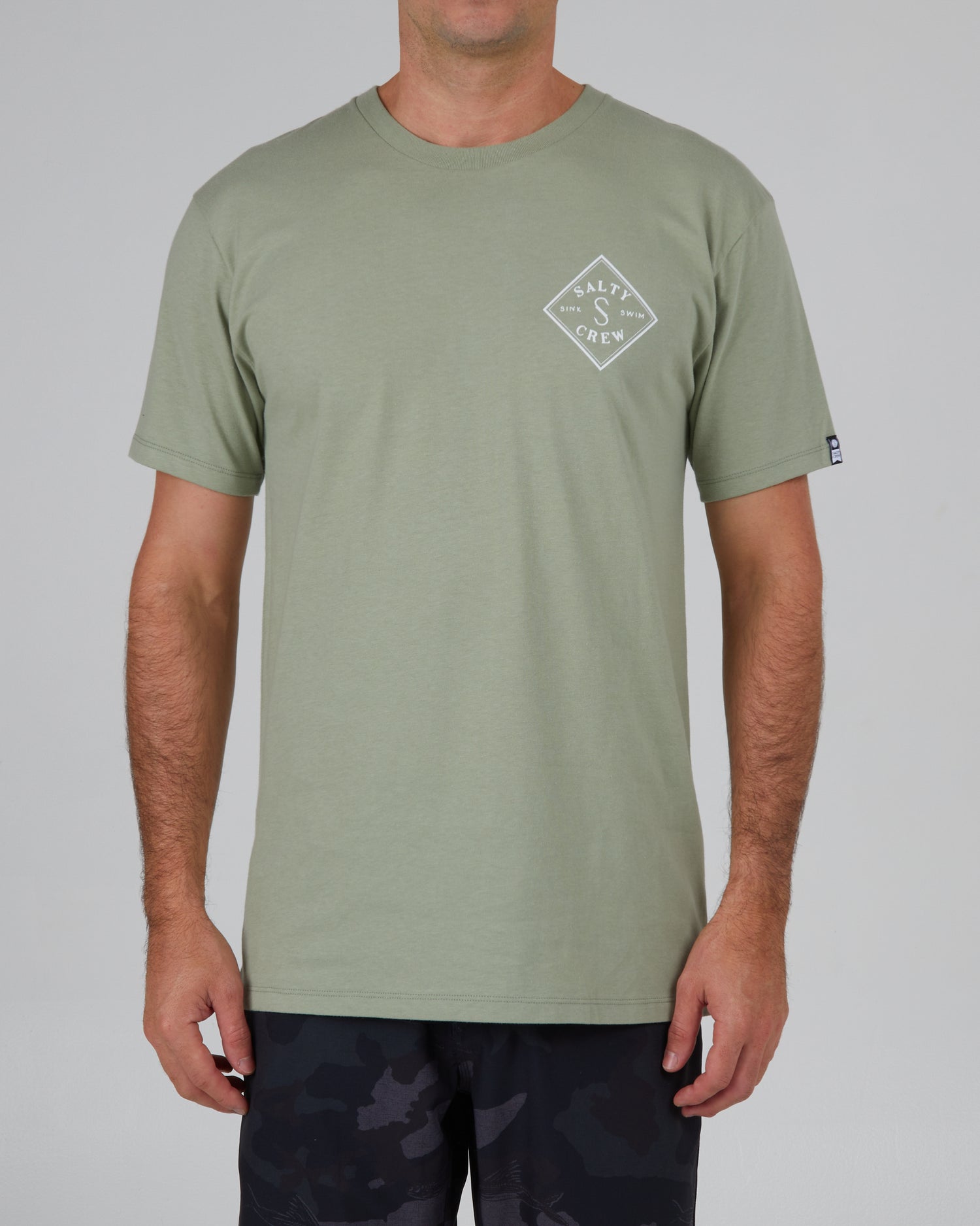 Tippet Dusty Sage S/S Premium Tee