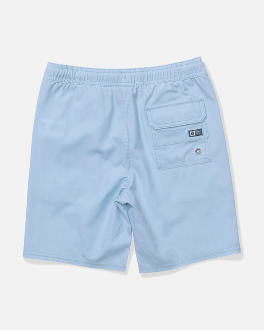Back view of the Seadog Boys Volley - Mineral Blue. 