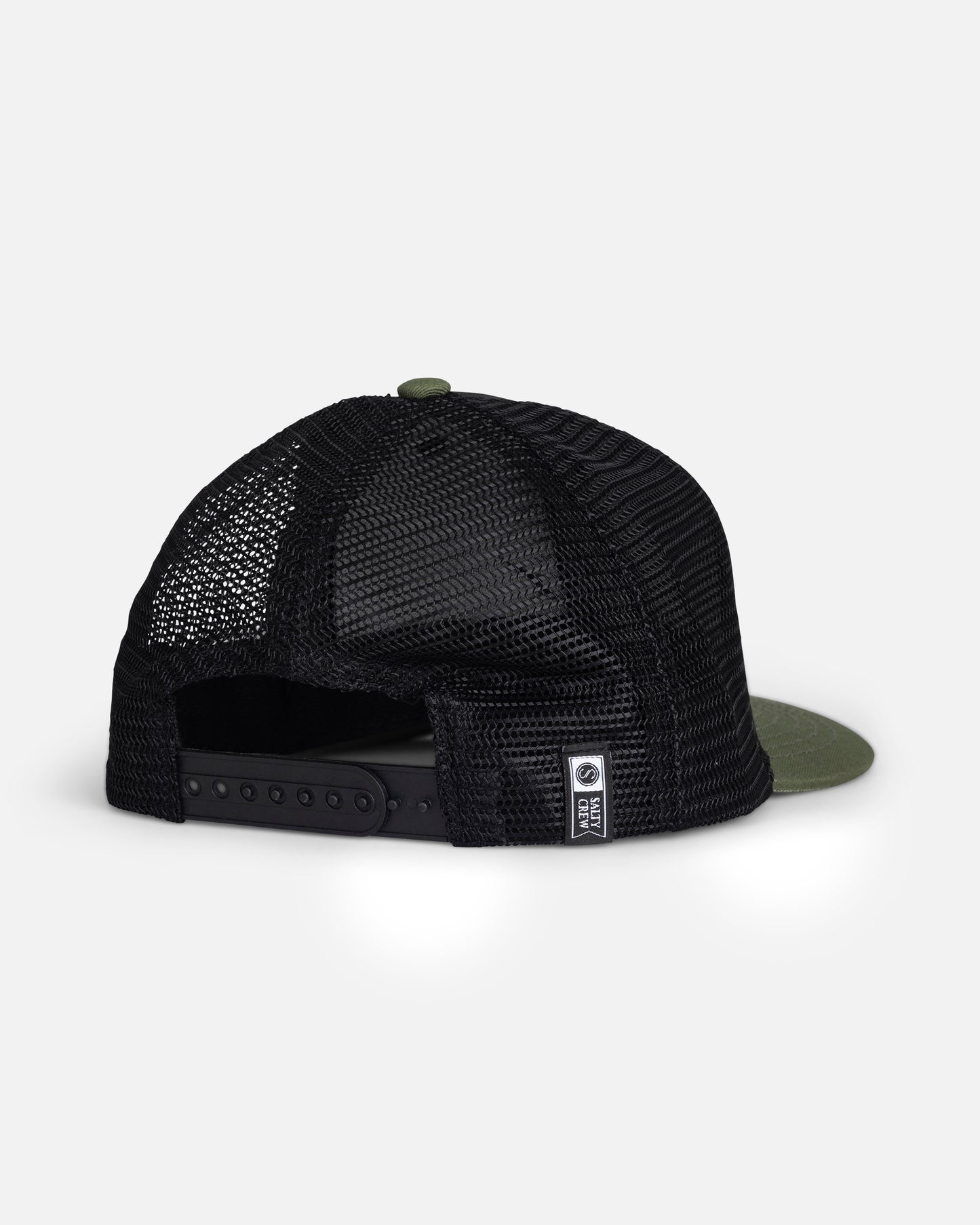 Back view of the Sealine Boys Trucker - Black/Green. 