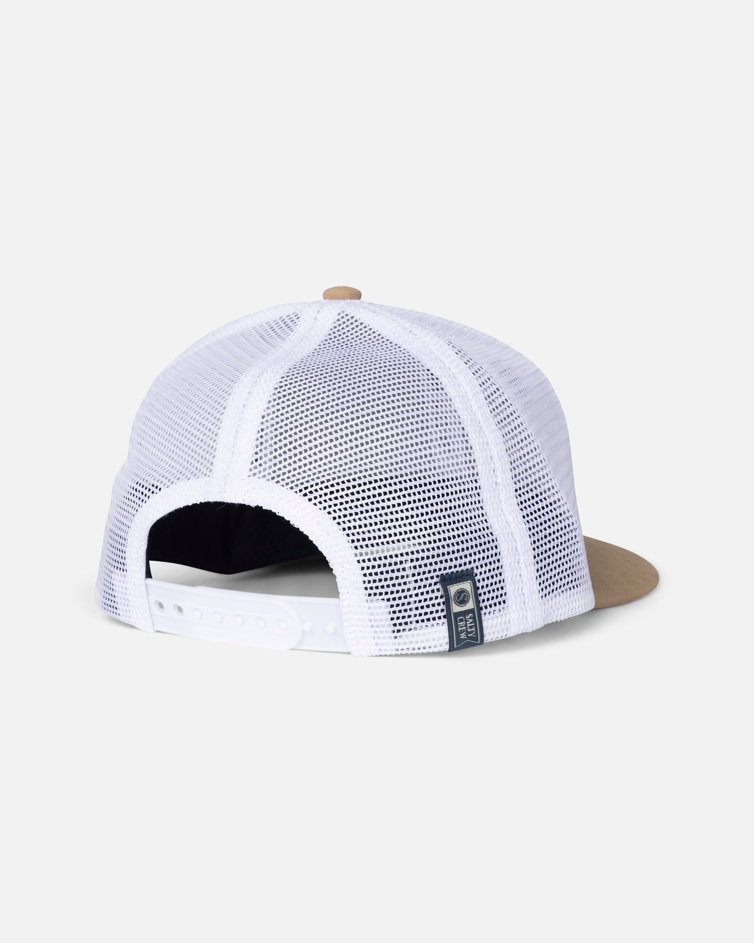 Back view of the Sealine Boys Trucker - Navy Khaki. 