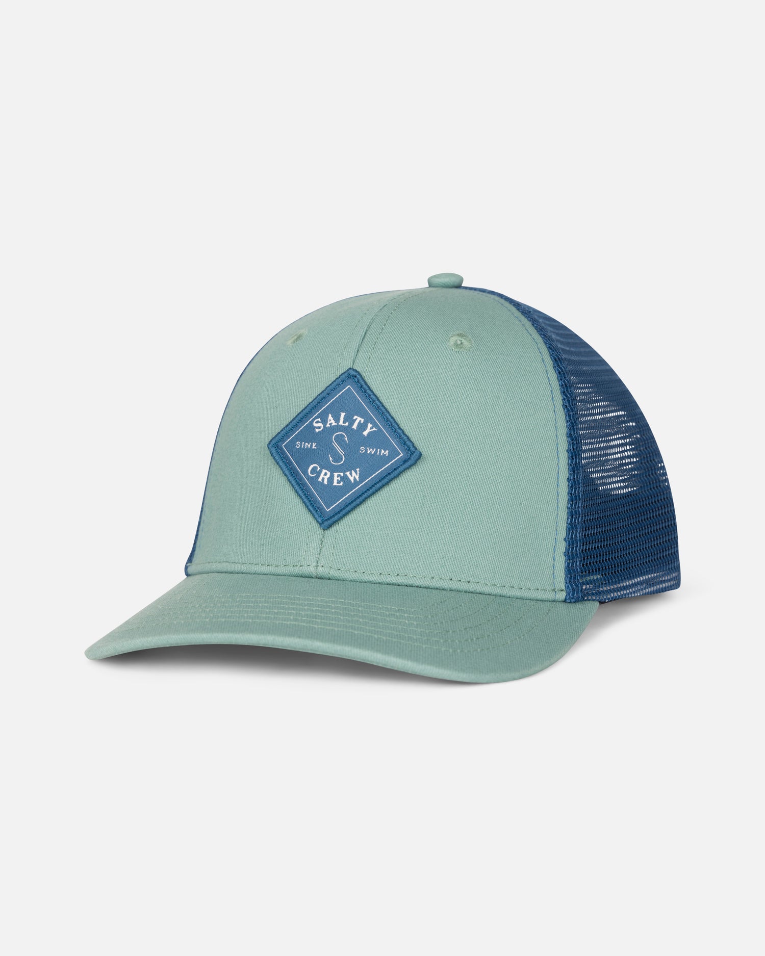 Front view of the Sealine Boys Trucker - Seaside/Castblue. 