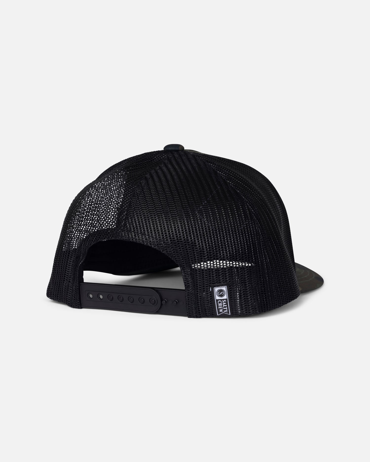 Back view of the Sealine Retro Trucker - Camo/Black. 