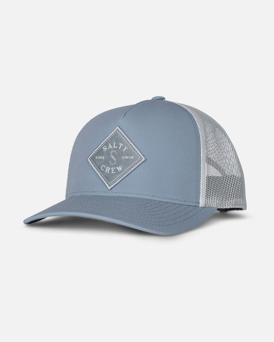 Front view of the Sealine Retro Trucker Hat - Deep Sea. 