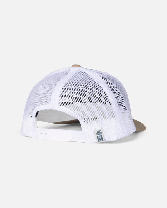 Back view of the Sealine Retro Trucker - Navy Khaki.