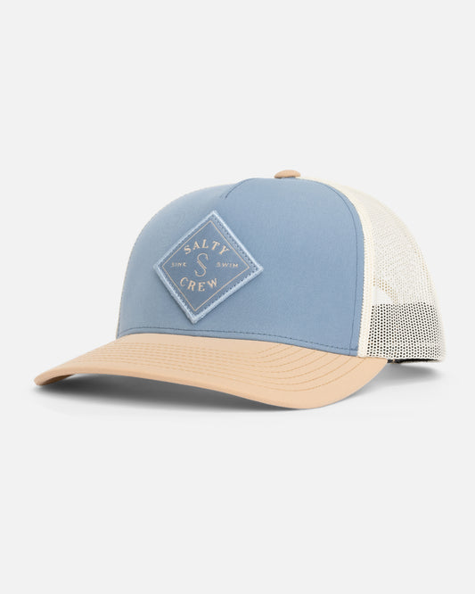 Sealine Retro Trucker Hat - Pilot Blue Bone Brown