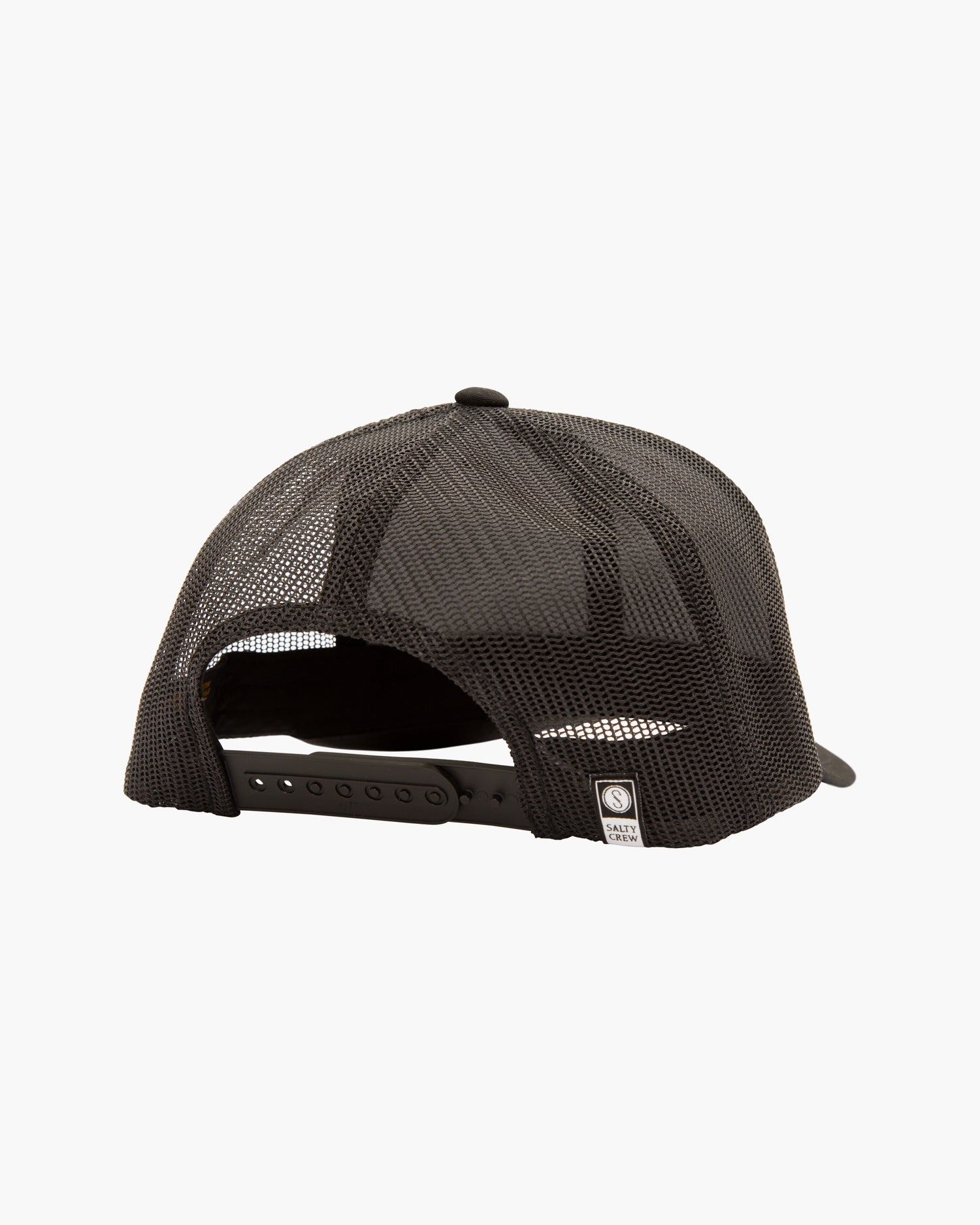 Back view of the Bruce Trucker - Black. 