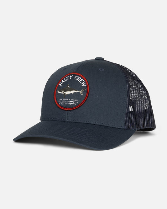 Bruce Retro Trucker Hat - Midnight Navy