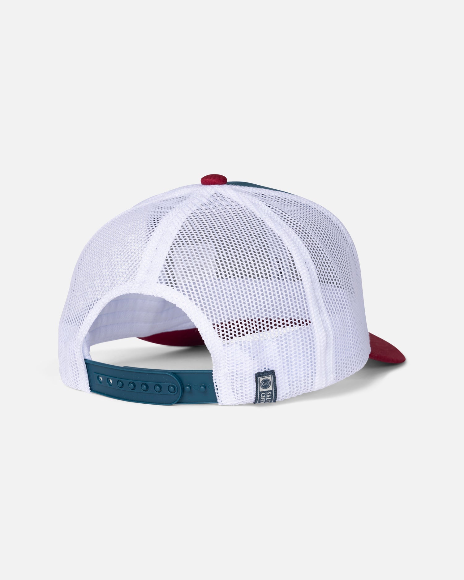 Back veiw of the Bruce Retro Trucker - Red White Blue. 