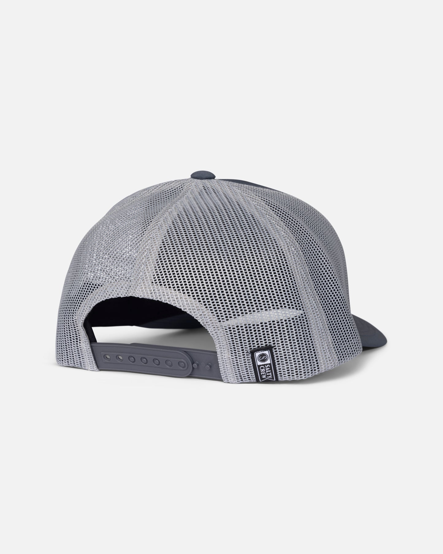 Back view of the Pinnacle 2 Retro Trucker - Iron. 
