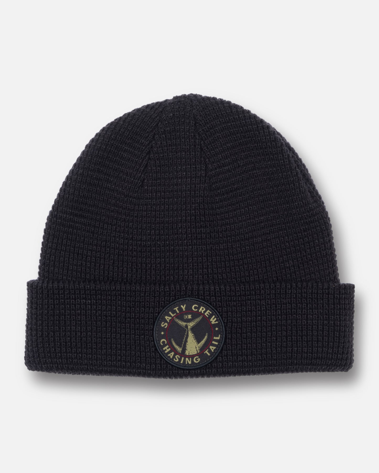 Front view of the Coastal Beanie - Phantom. 
