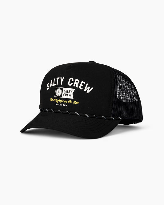 front view of Surf Club Black Trucker