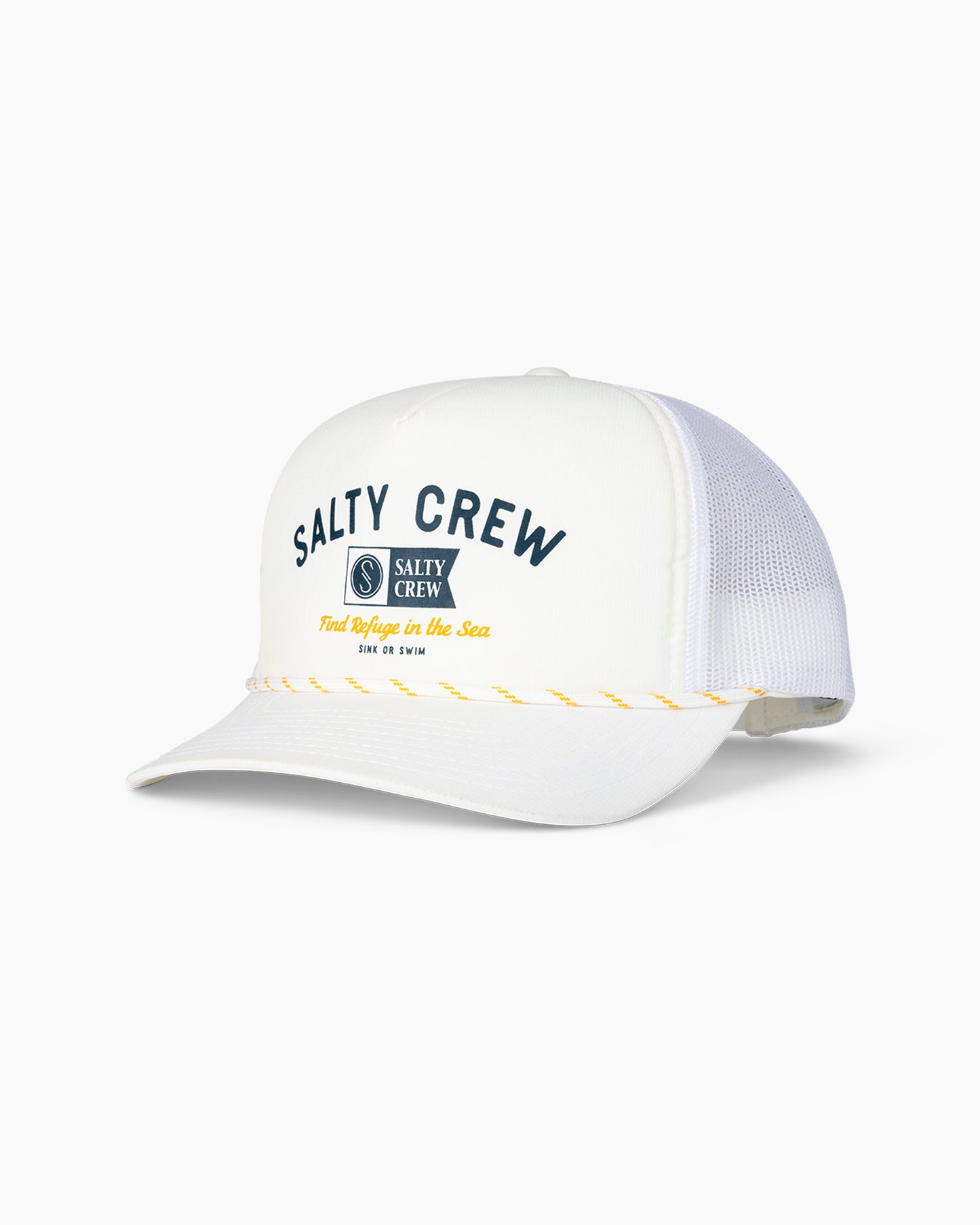 front view of Surf Club Off White Trucker