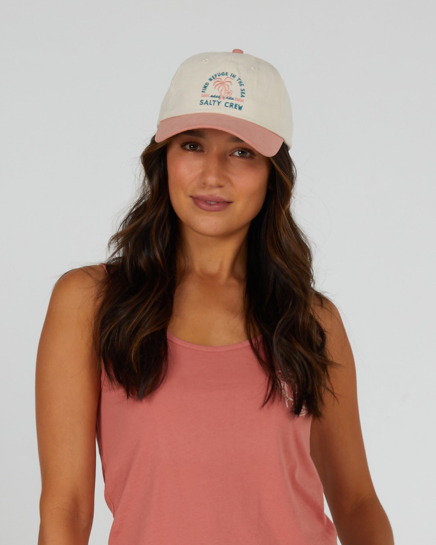 on body view of Good Times Terracotta Dad Hat