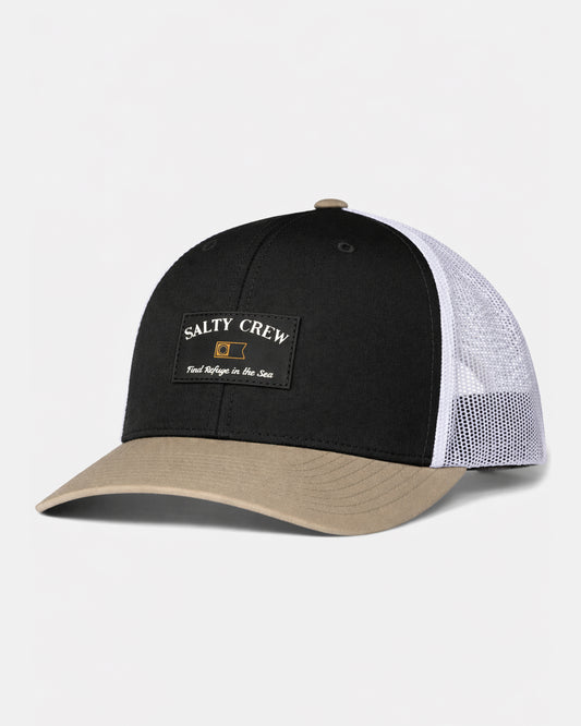 Steadfast Retro Trucker Hat - Grey Tan