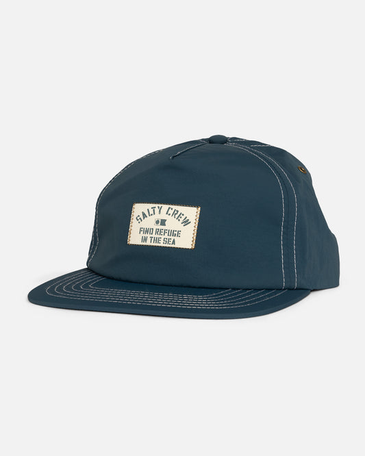 Even Keel 5 Panel Hat - Navy