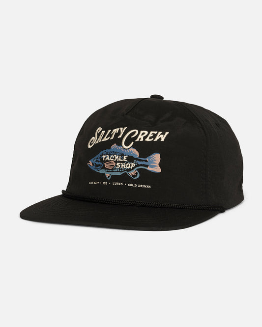 Crafted 5 Panel Hat - Black
