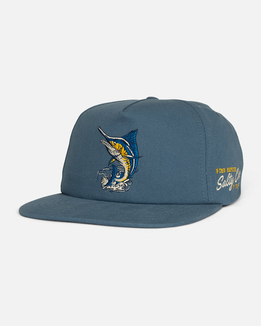 Coastal 5 Panel Hat - Channel Blue