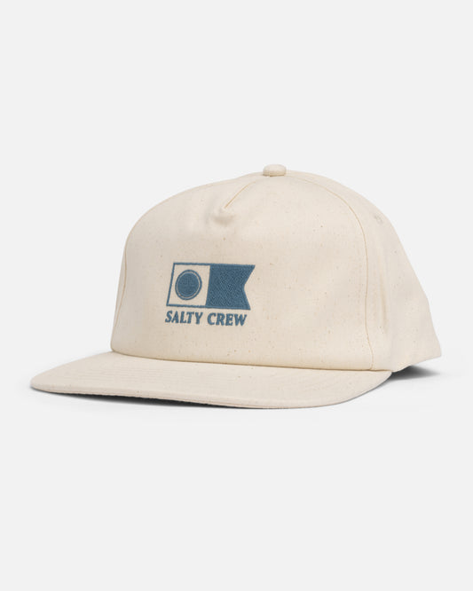 Flagship 5 Panel Hat - Natural