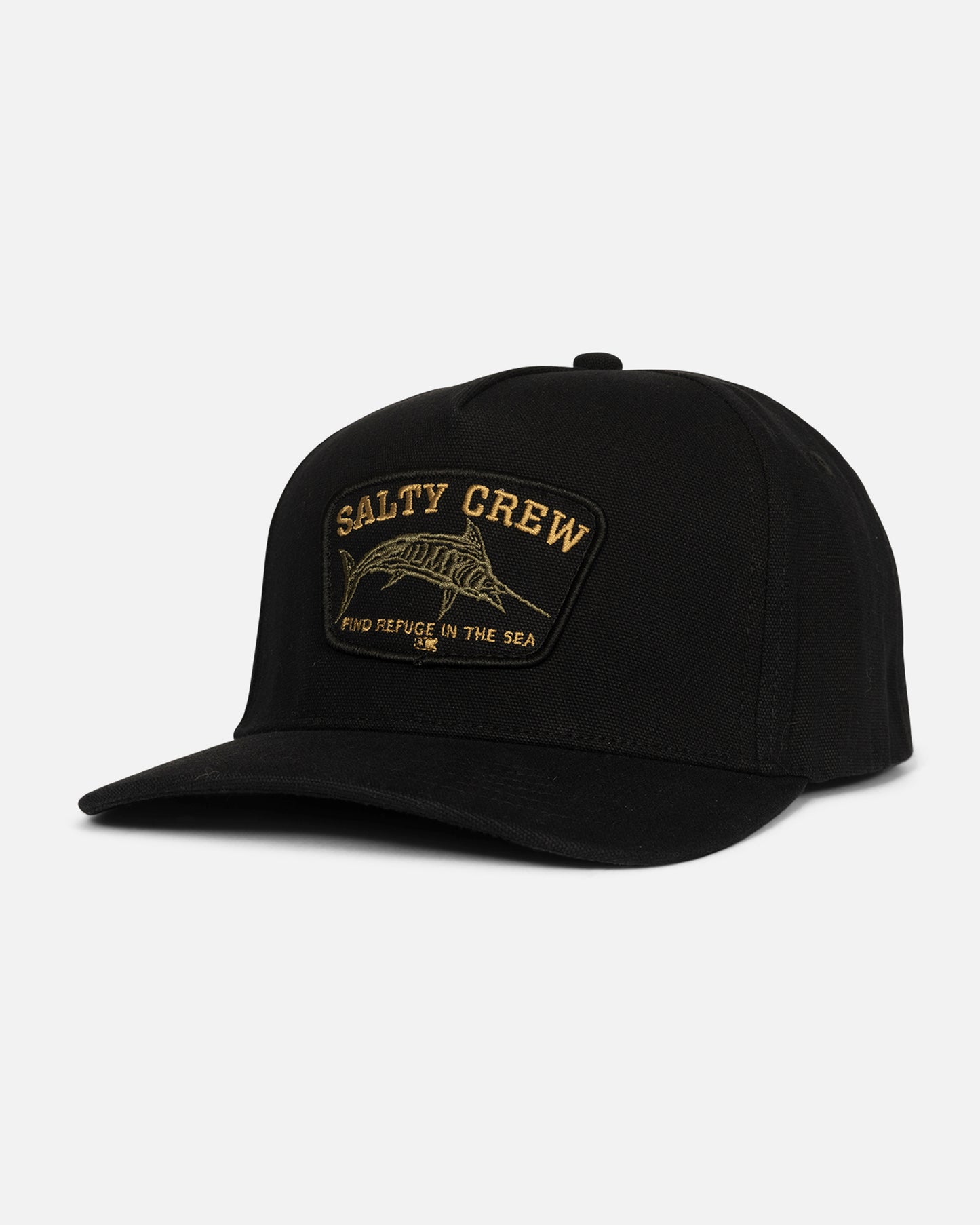 Billfisher 5 Panel Hat - Black