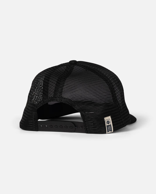 Back view of the Good Times Foamie Trucker - True Black. 