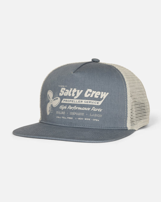 Good Times Trucker Hat - Channel Blue
