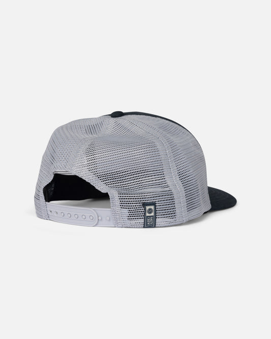 Back view of the Good Times Foamie Trucker - Navy Grey. 