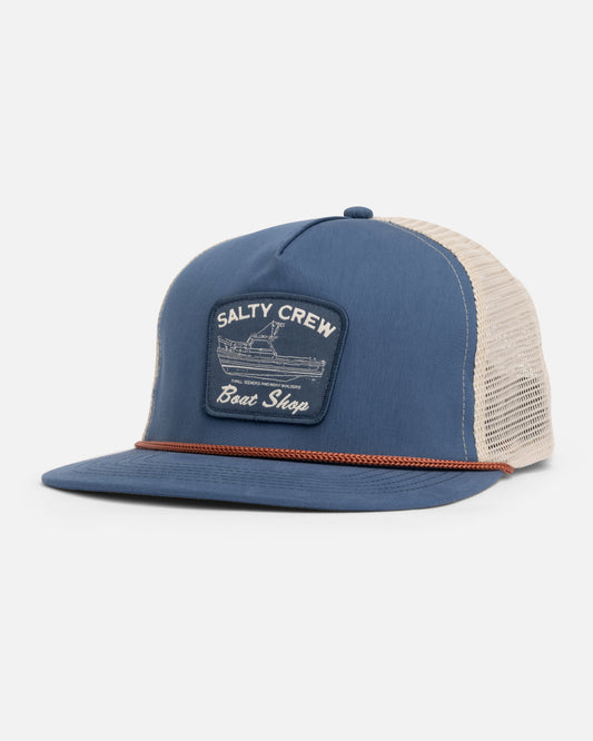 Boat Shop Trucker Hat - Pilot Blue