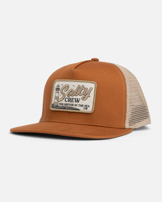 Ashore Trucker Hat - Washed Clay