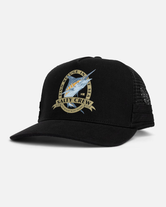 Bill Club Trucker Hat - Black