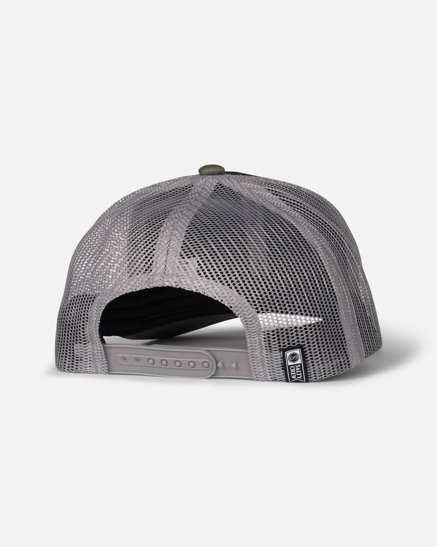 Back view of the Surface Retro Trucker - Black/Olive.