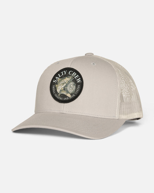 Reel Fly Retro Trucker Hat - Silver