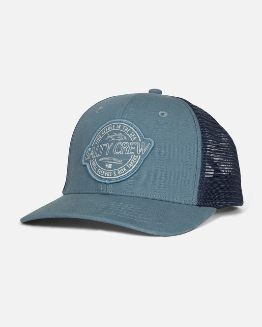 Skewed Trucker Hat - Pilot Blue