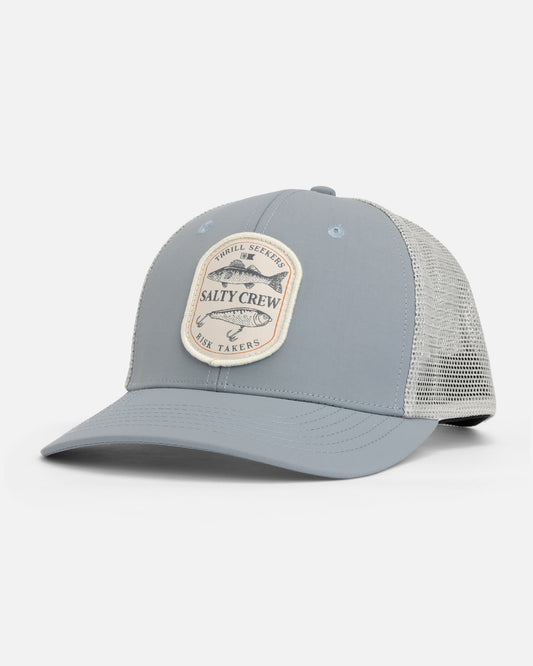Baited Retro Trucker Hat - Shark Skin