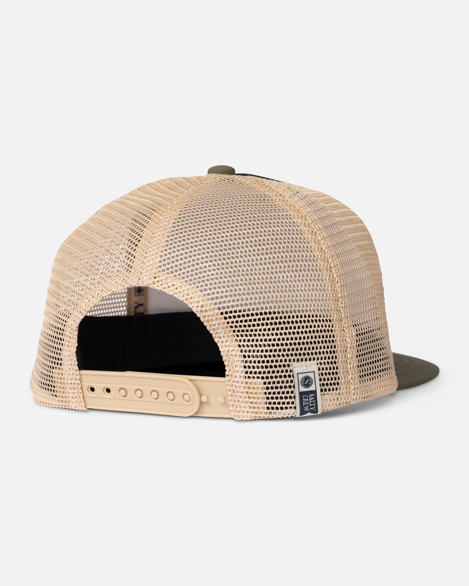 Back view of the Good Times Boys Trucker - Black Olive. 