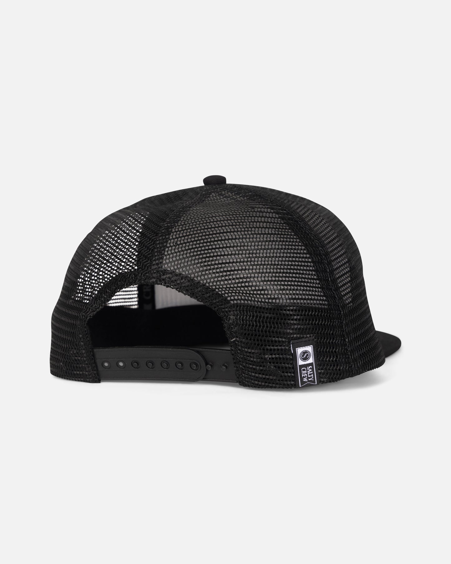 Back view of the Good Times Boys Trucker - True Black. 