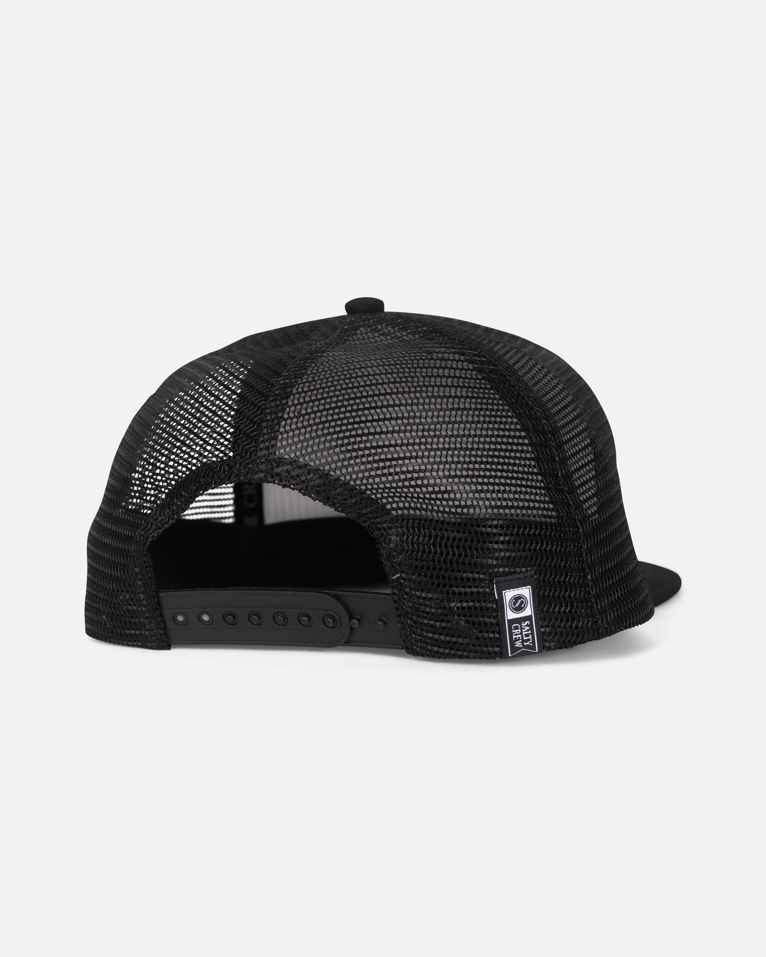 Back view of the Good Times Boys Trucker - True Black. 