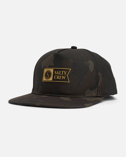 Apex 5 Panel Hat - Dark Camo
