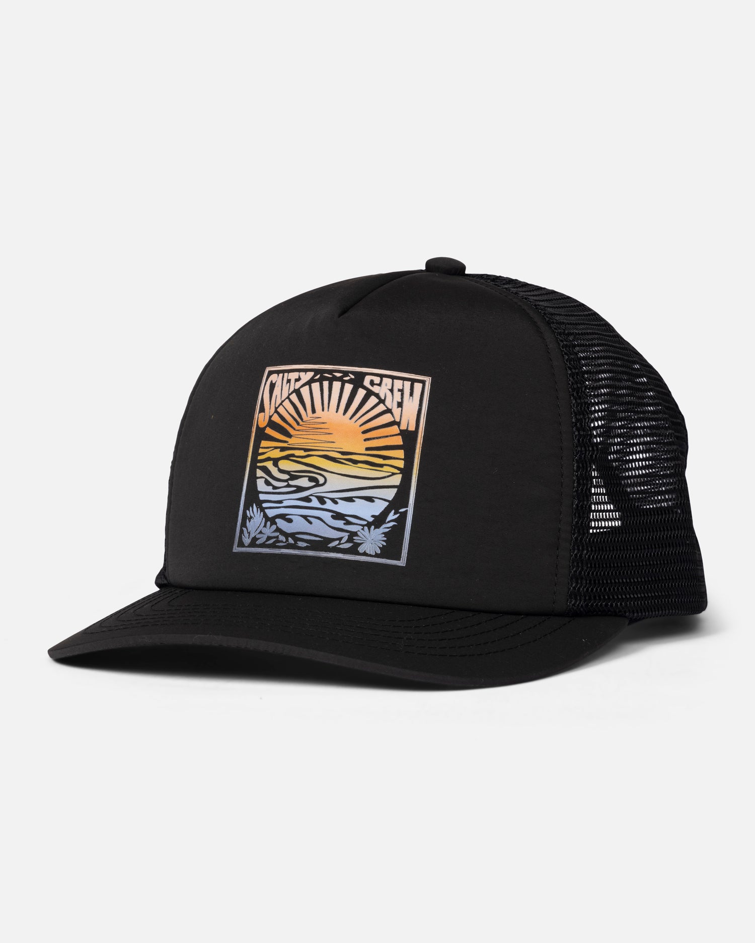 Front view of the Travel Trucker - Black. 
