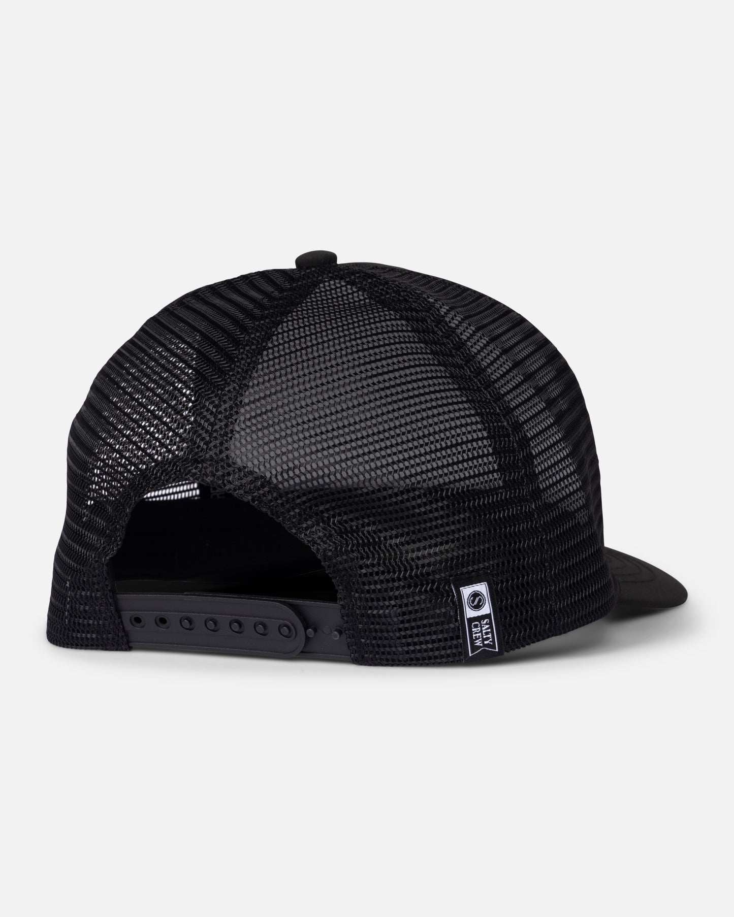 Back view of the Travel Trucker - Black. 